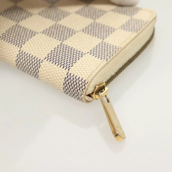 LOUIS VUITTON Damier Azur Zippy Coin Purse N60138 LV Auth 129059 - Picture 5 of 16